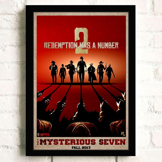 RDR 2 Mysterious 7 Wall Art Poster