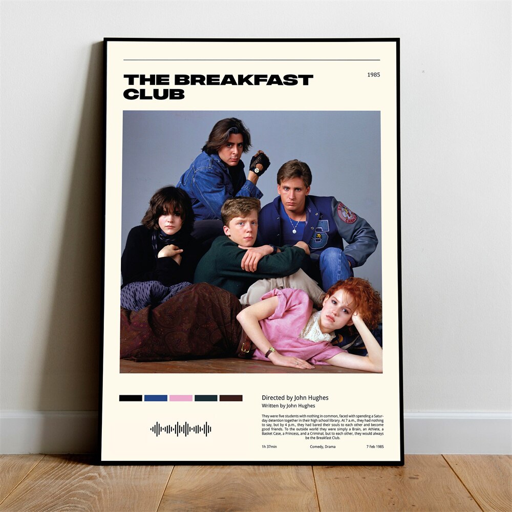 The Breakfast Club Minimalist Poster