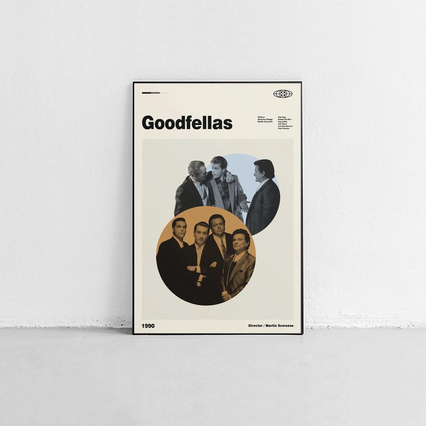 Goodfellas Minimalist Movie Wall Art Poster