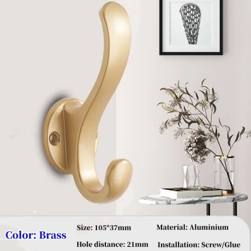 Multifunctional Wall Hook | Clothing Metal Wall Hook | Towel Kitchen and Bathroom Hook