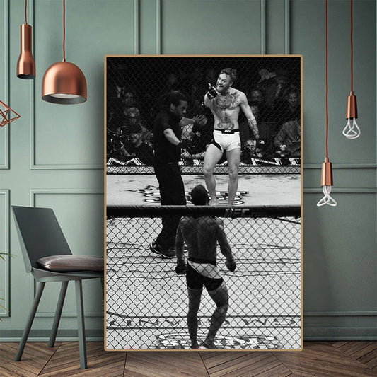 Conor McGregor Vs. Chad Mendes Portrait Poster