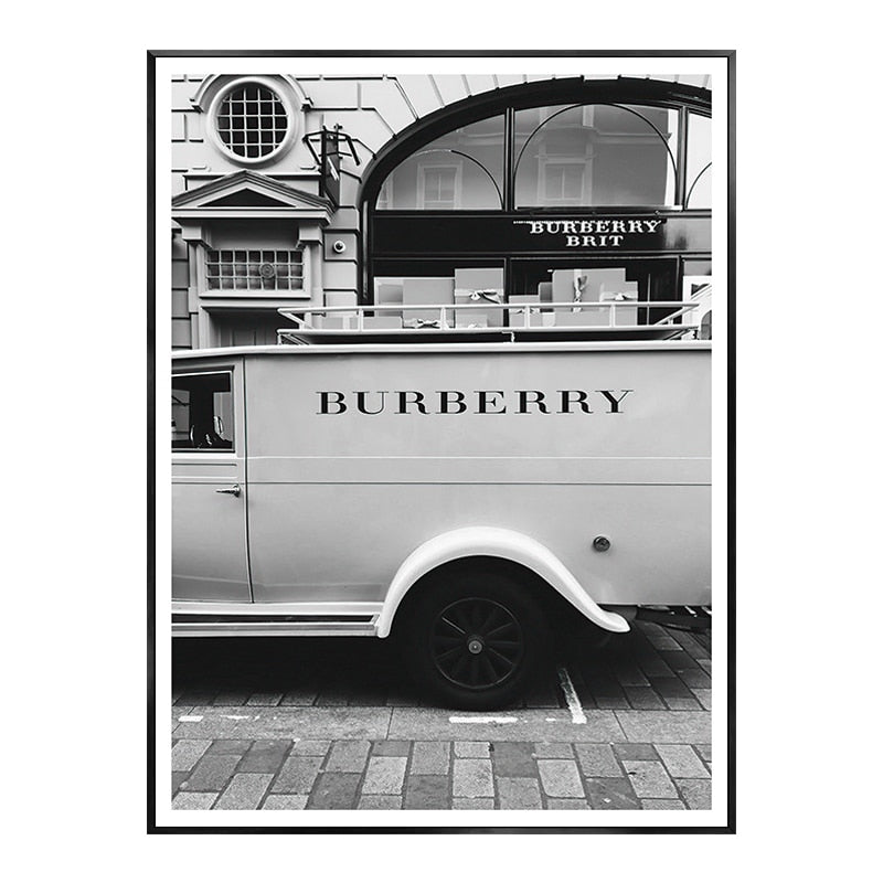 Burberry Luxury Poster – Aesthetic Wall Decor