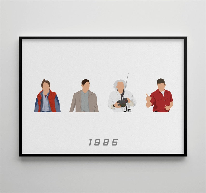 Back To The Future Wall Art Movie Poster