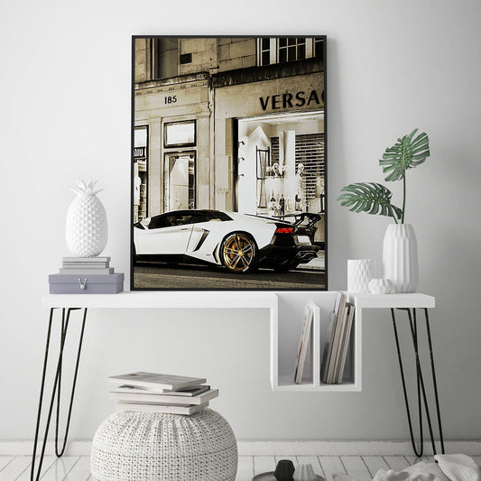 Lamborghini Versace Luxury Poster