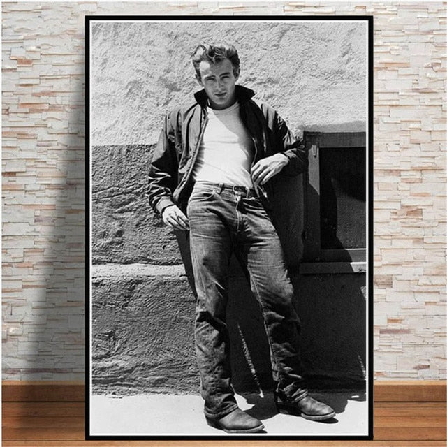 Vintage James Dean Iconic Poster