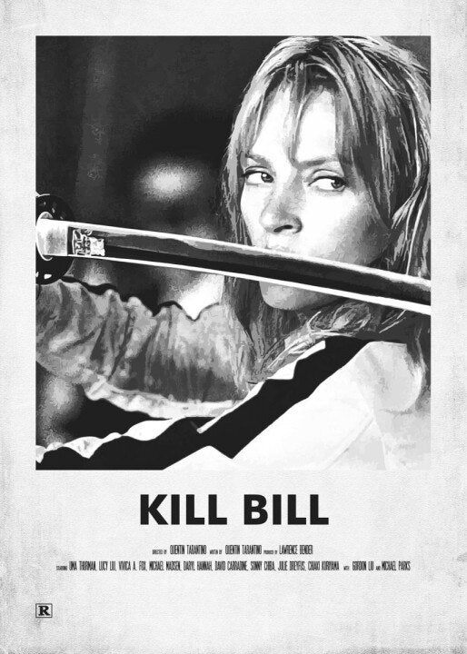 Kill Bill Minimalist Movie Poster