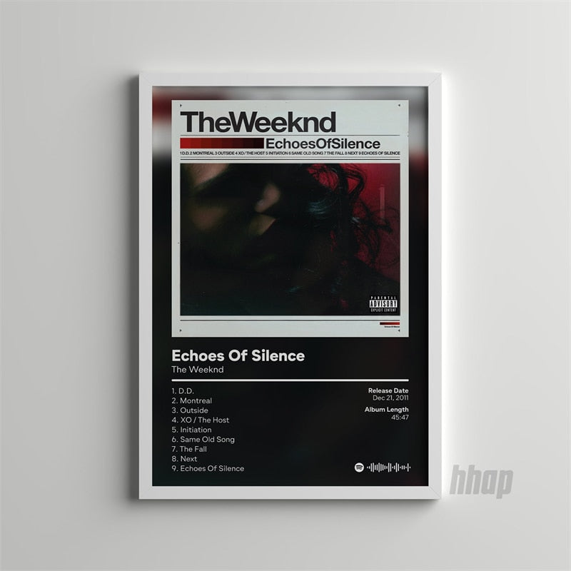 Echoes Of Silence Album Cover The Weeknd Poster