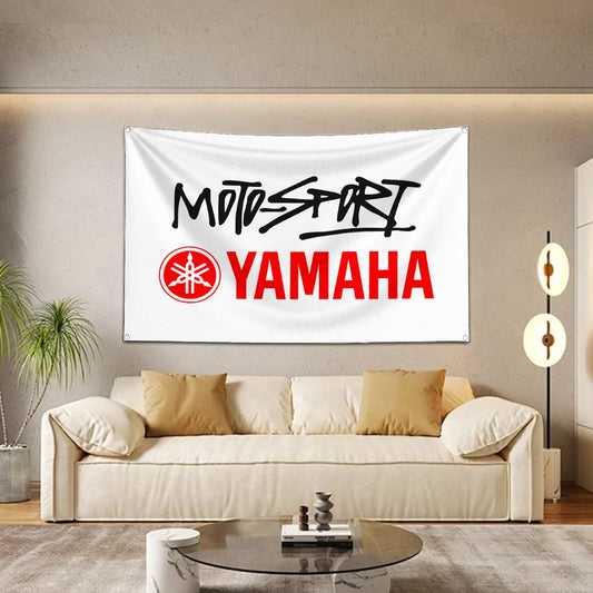 Yamaha Racing Motosport Tapestry Flag