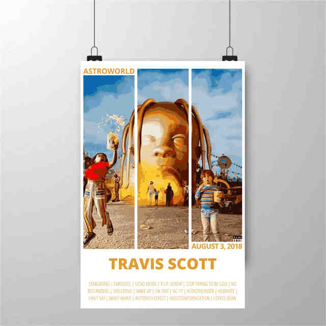 Travis Scott Astroworld Poster