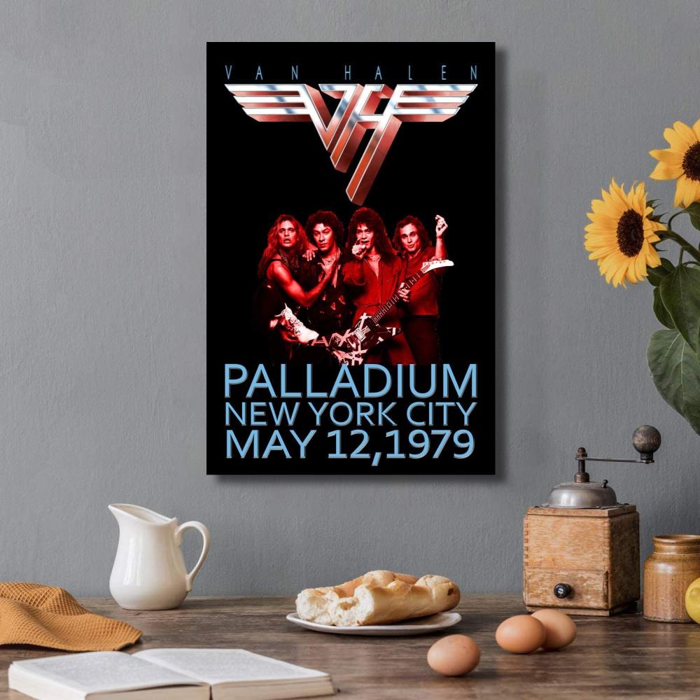 Van Halen Band Palladium NYC Concert Poster