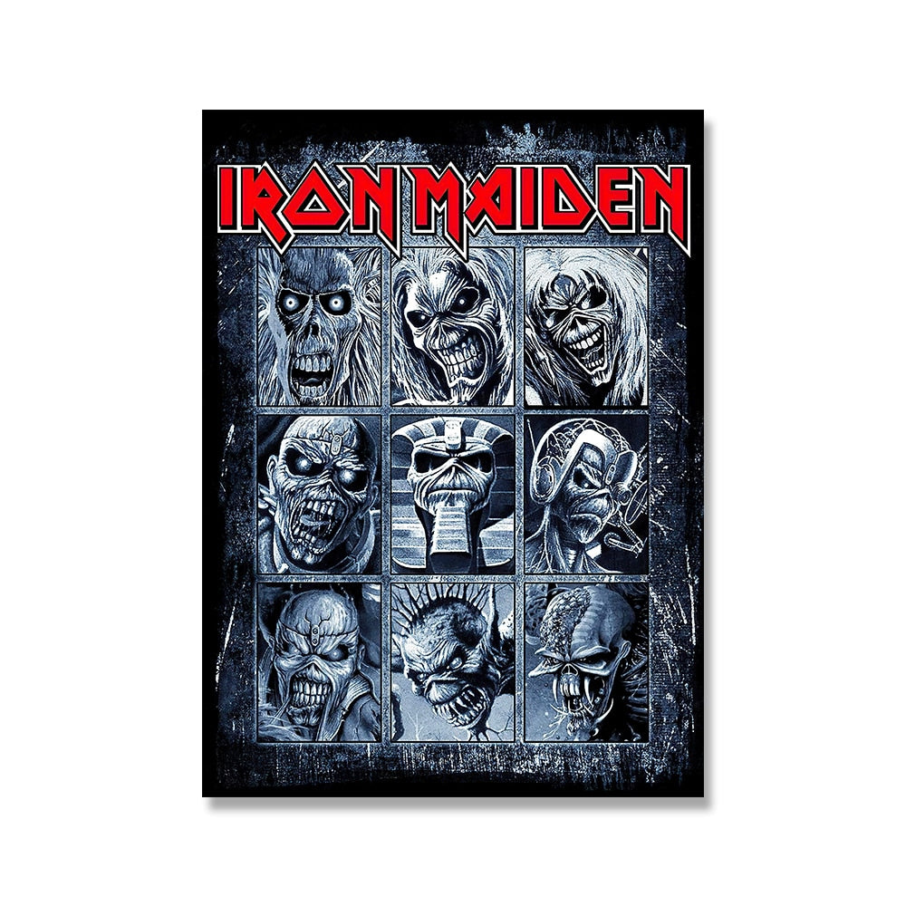 Iron Maiden Rock Band Poster