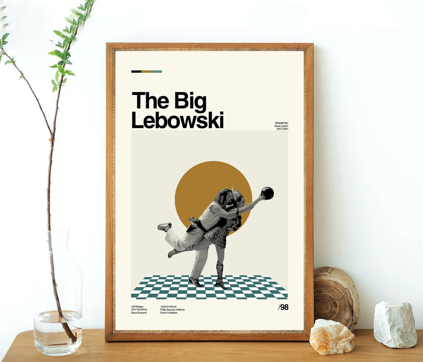 The Big Lewbowski Minimalist Movie Poster