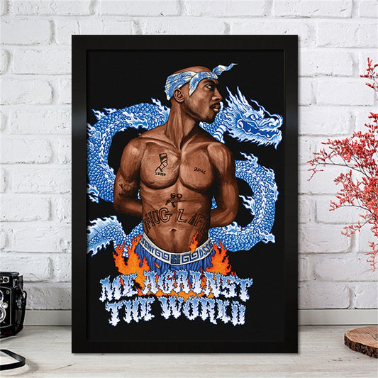 2pac Tupac Me Against The World Painting Poster