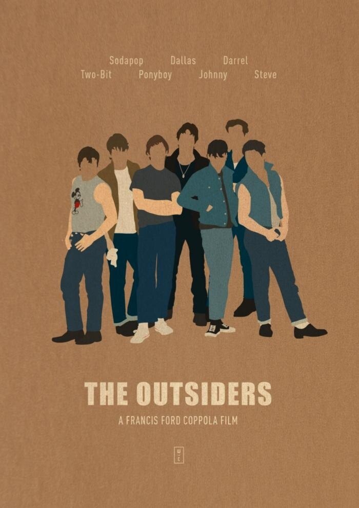 The Outsiders Movie Wall Art Poster