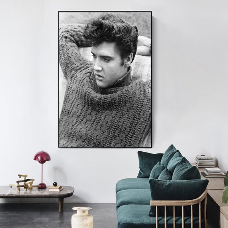 Elvis Sweater Portrait Poster