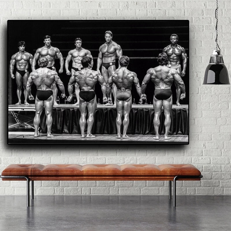 1980 Bodybuilding Contest Poster