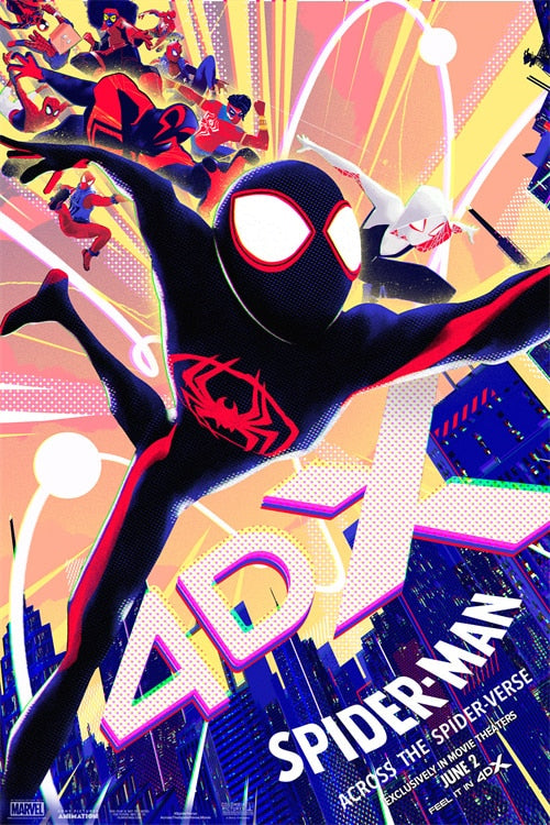 Across The Spider-Verse 4DX Movie Poster