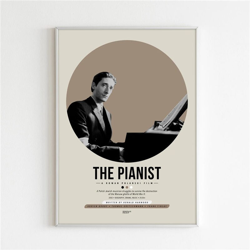 The Pianist Minimalist Movie Poster