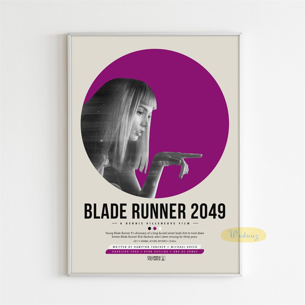 Blade Runner 2049 Minimalist Movie Wall Art Poster