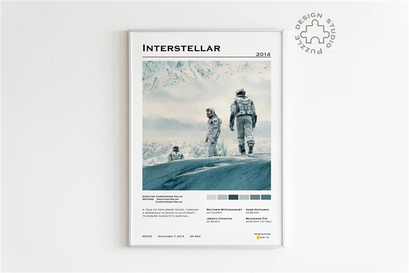 Interstellar Minimalist Wall Art Poster