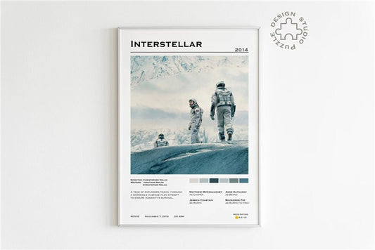 Interstellar Minimalist Wall Art Poster