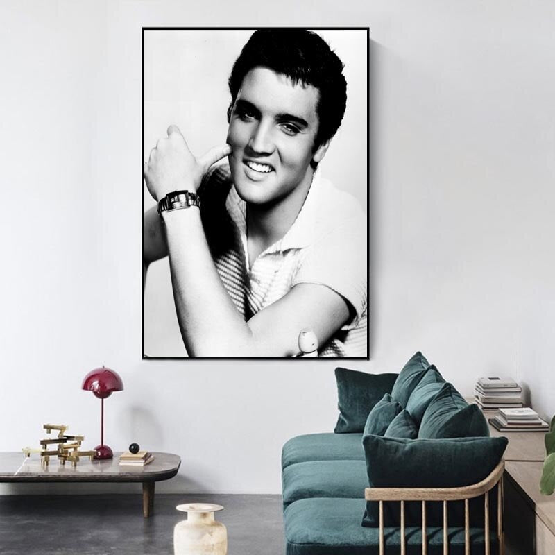 Elvis Smile Portrait Poster