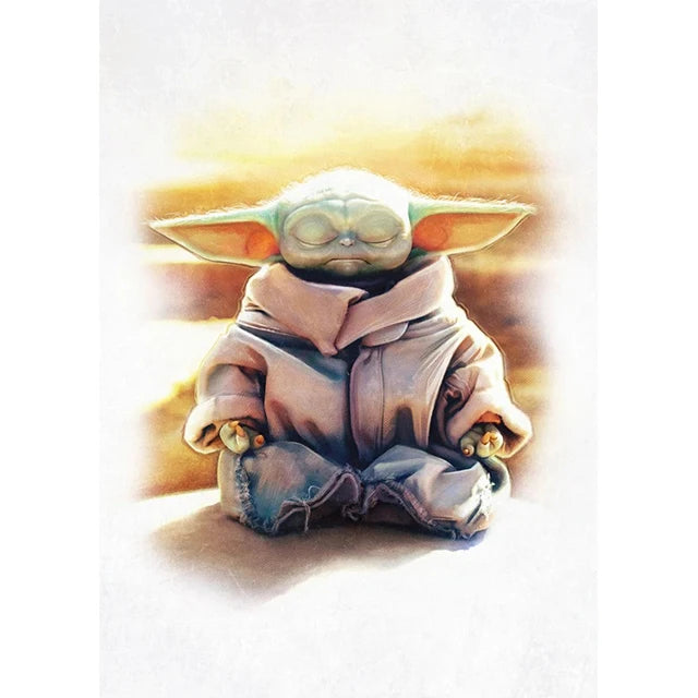 The Mandalorian Grogu At Jedi Temple Poster – Aesthetic Wall Decor