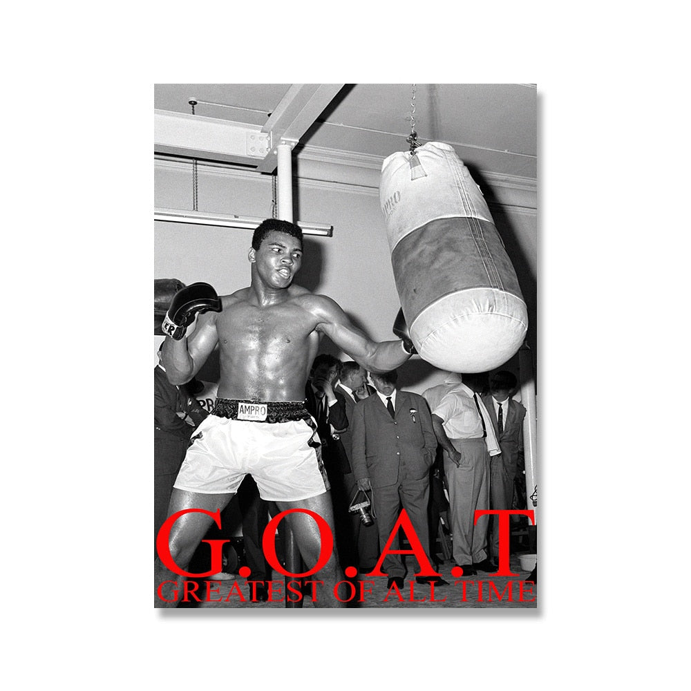 Muhammad Ali Iconic GOAT Poster