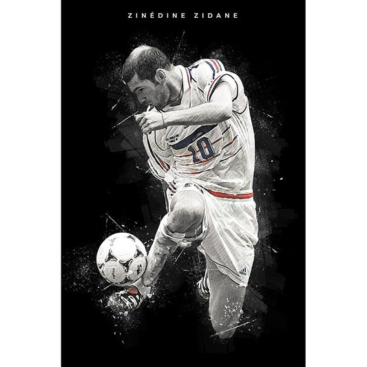 Zinedine Zidane Futbol Football Soccer Poster