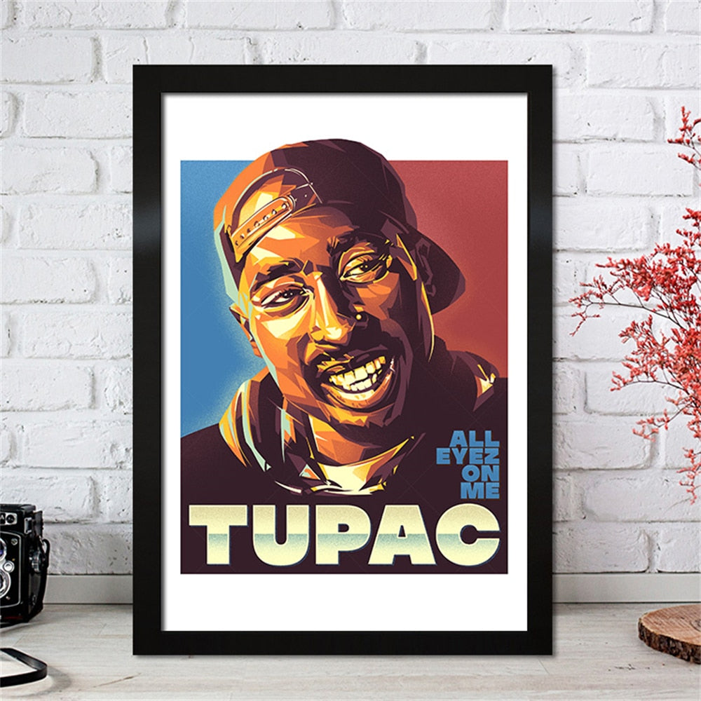 Tupac All Eyez On Me Painting Poster