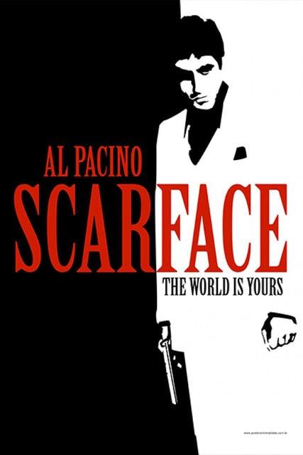 Al Pacino Tony Montana The World Is Yours Scarface Poster - Aesthetic Wall Decor