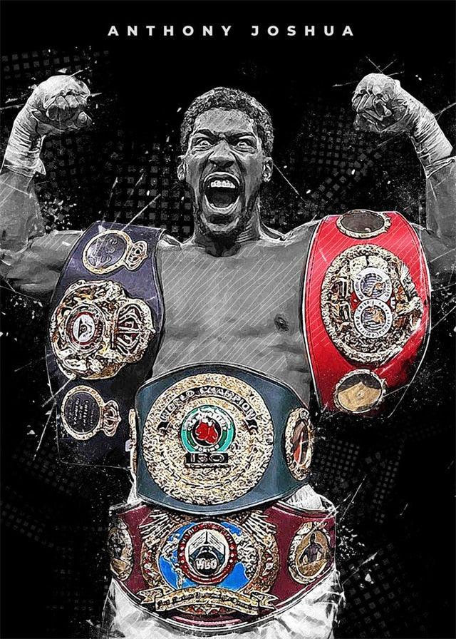 Anthony Joshua Boxing Modern Wall Art Poster - Aesthetic Wall Decor