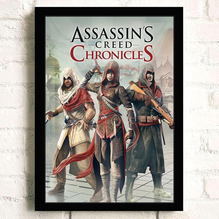 Assassins Creed Chronicles Video Game Wall Art Poster - Aesthetic Wall Decor