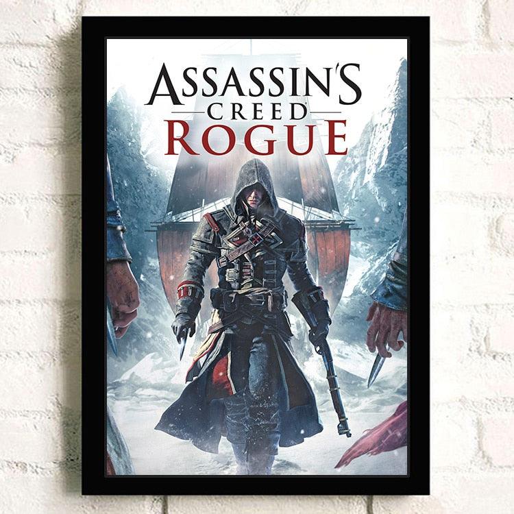 Assassins Creed Rogue Video Game Wall Art Poster - Aesthetic Wall Decor