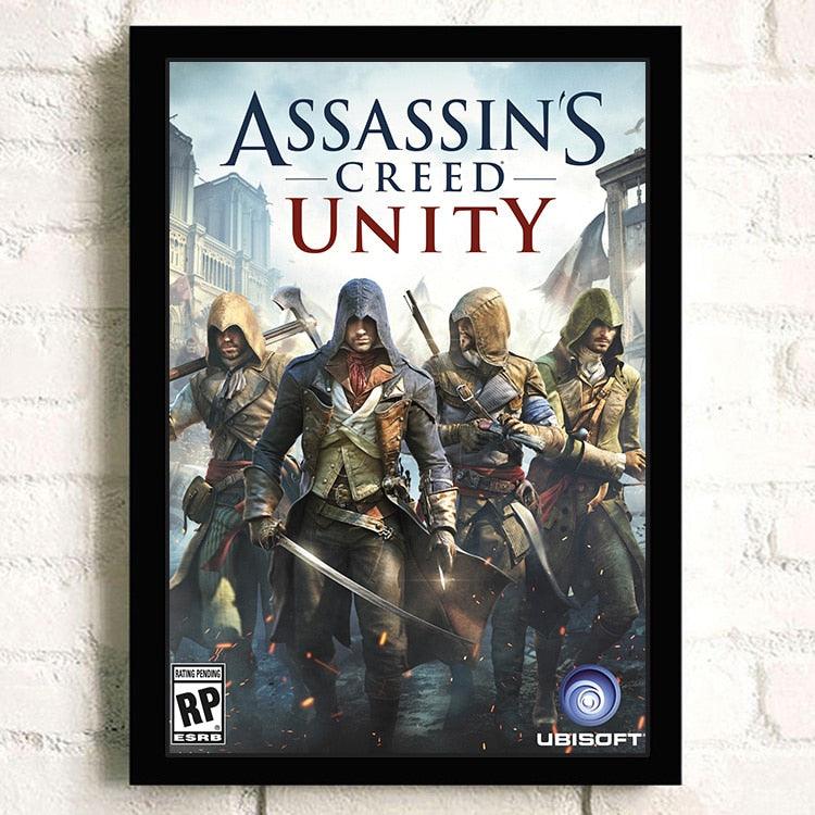 Assassins Creed Unity Video Game Wall Art Poster - Aesthetic Wall Decor