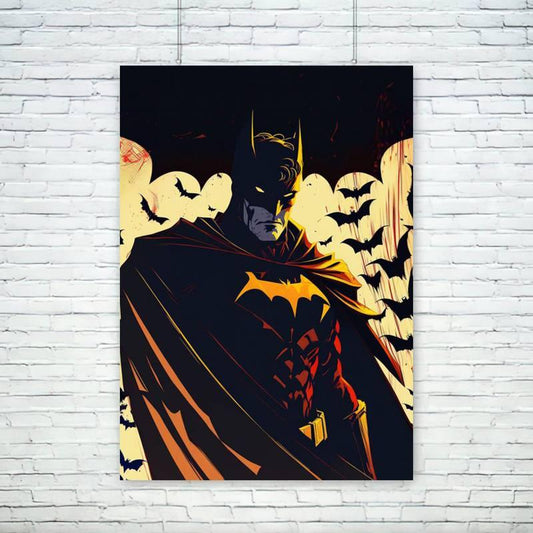 Batman Comic Artwork Poster - Aesthetic Wall Decor