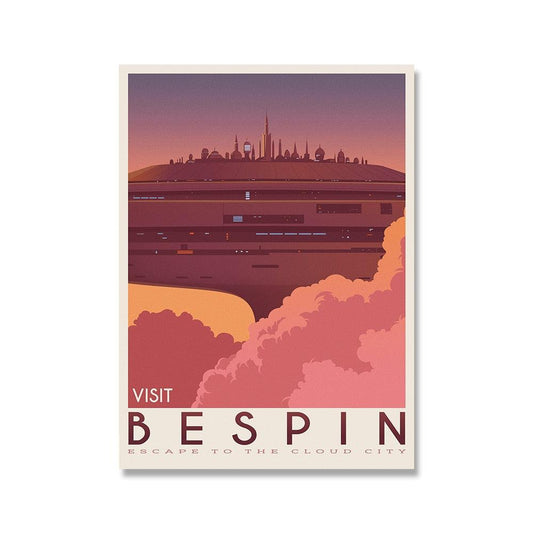 Bespin Starwars Travel Wall Art Poster - Aesthetic Wall Decor