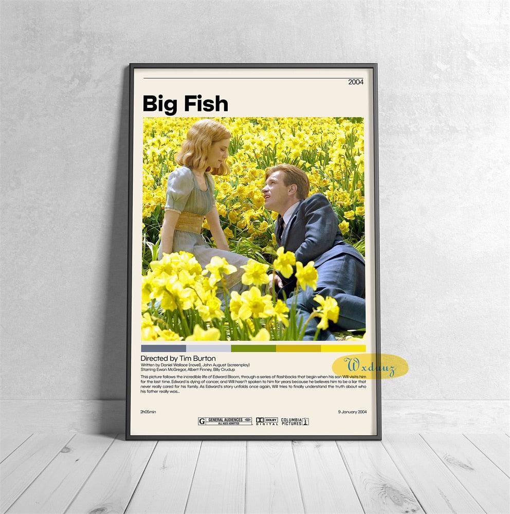 Big Fish Movie Minimalist Wall Art Poster - Aesthetic Wall Decor