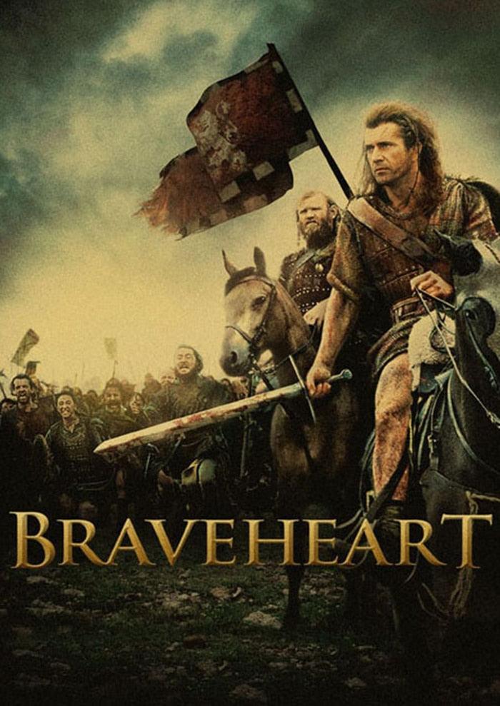 Braveheart Mel Gibson Classic Wall Art Movie Poster - Aesthetic Wall Decor