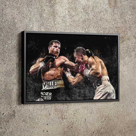 Canelo vs. GGG Boxing Wall Art Modern Poster - Aesthetic Wall Decor