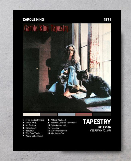 Carole King Tapestry Album Poster, - Aesthetic Wall Decor