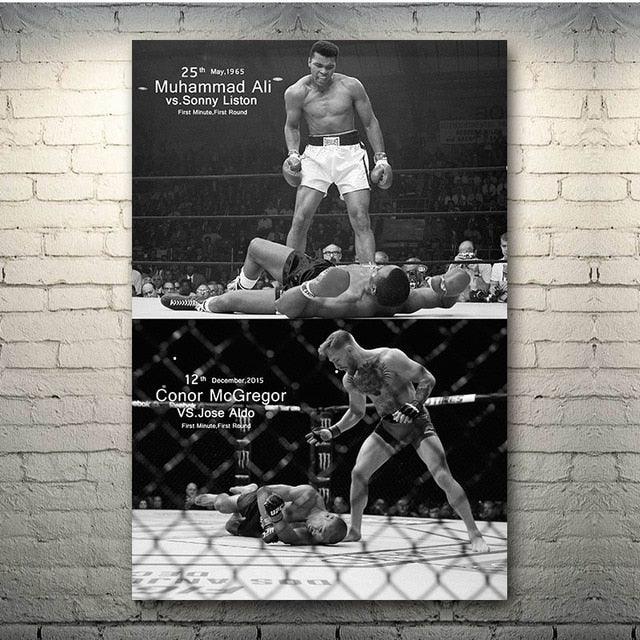 Conor McGregor Muhammad Ali Quote Poster - Aesthetic Wall Decor