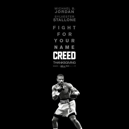 Creed Fight For Your Name Movie Poster - Aesthetic Wall Decor