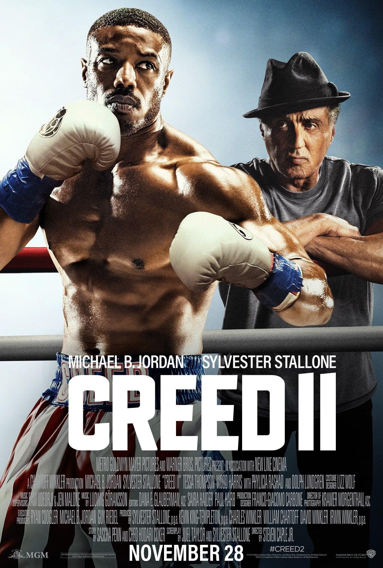 Creed II Rocky Adonis Creed Movie Poster - Aesthetic Wall Decor