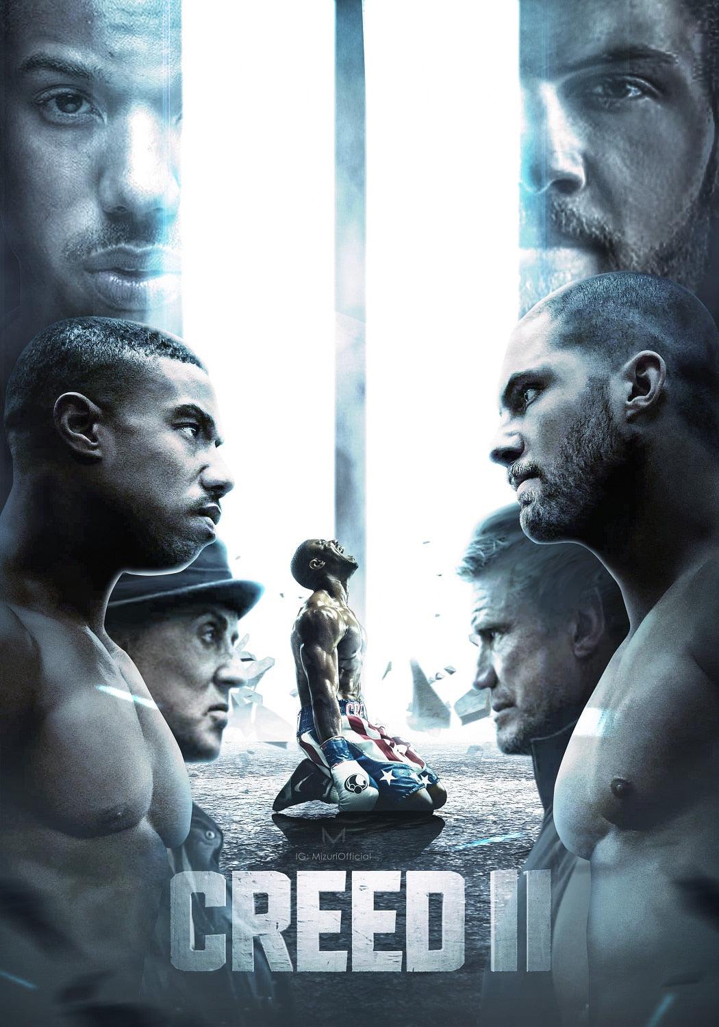 Creed II Sports Boxing Movie Poster - Aesthetic Wall Decor