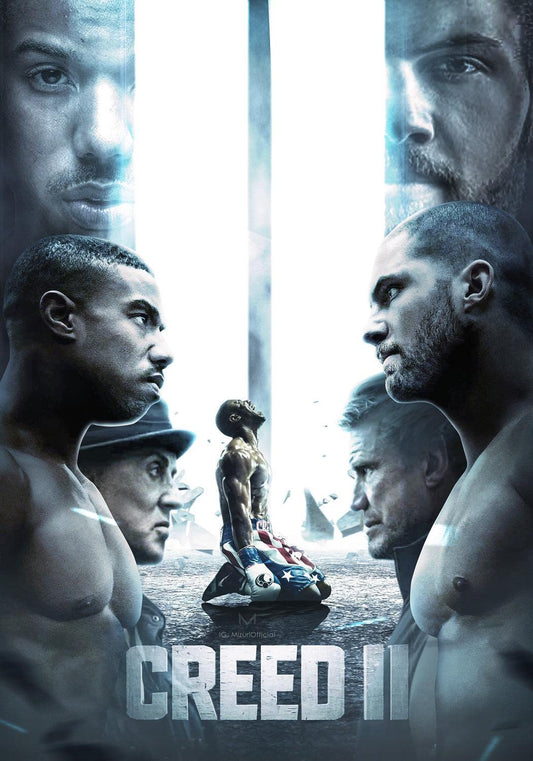 Creed II Sports Boxing Movie Poster - Aesthetic Wall Decor