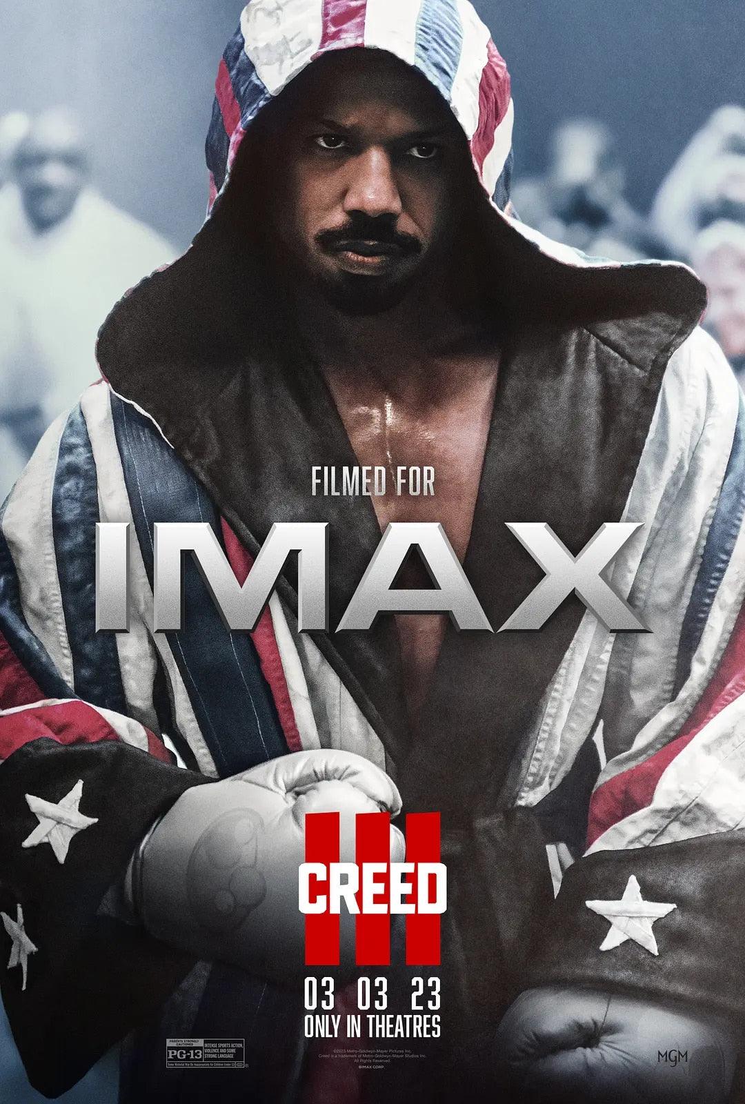 Creed III Imax Boxing Movie Poster - Aesthetic Wall Decor