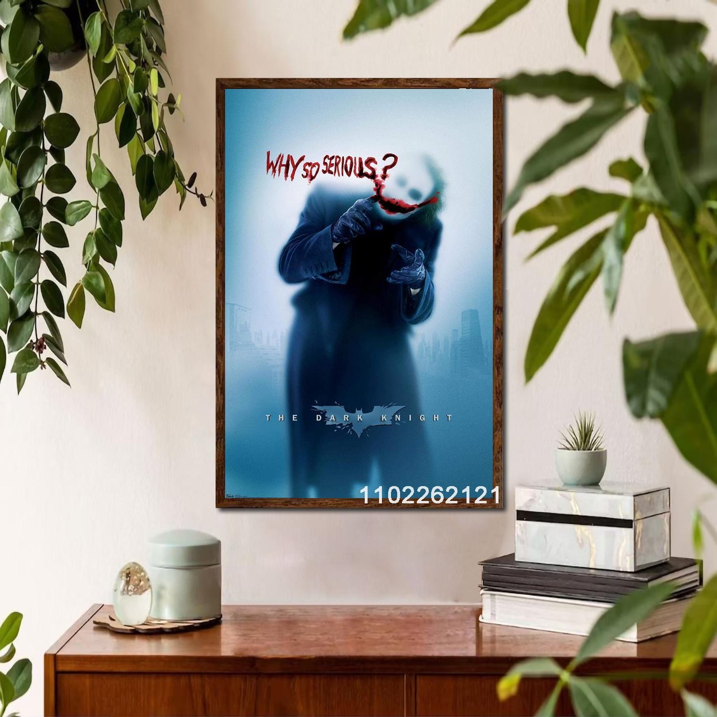 Dark Knight Joker Why So Serious Movie Poster - Aesthetic Wall Decor