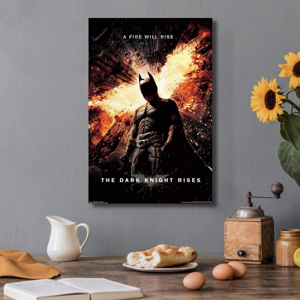 Dark Knight Rises Batman Wall Art Classic Poster - Aesthetic Wall Decor