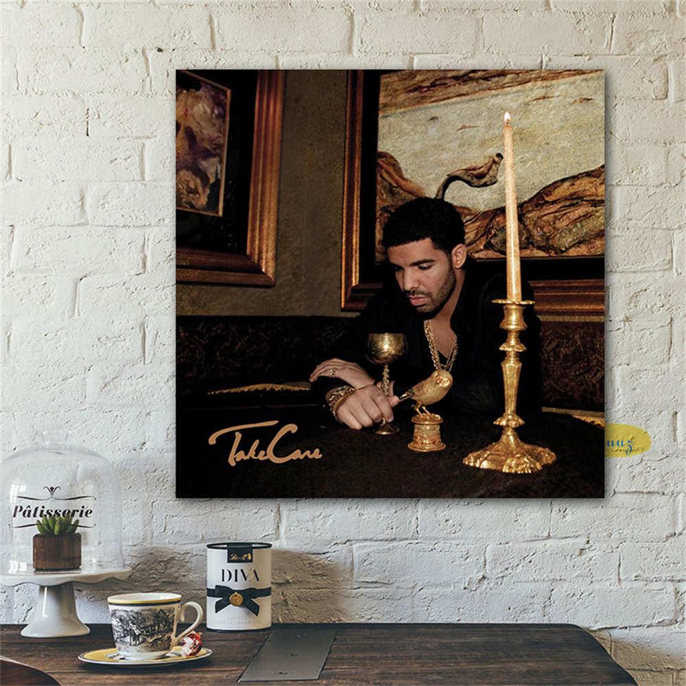 Drake Take Care Pop Music Album Cover Wall Art Poster - Aesthetic Wall Decor